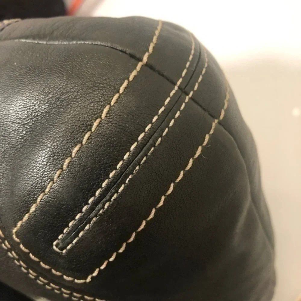 Coach black leather soho bag